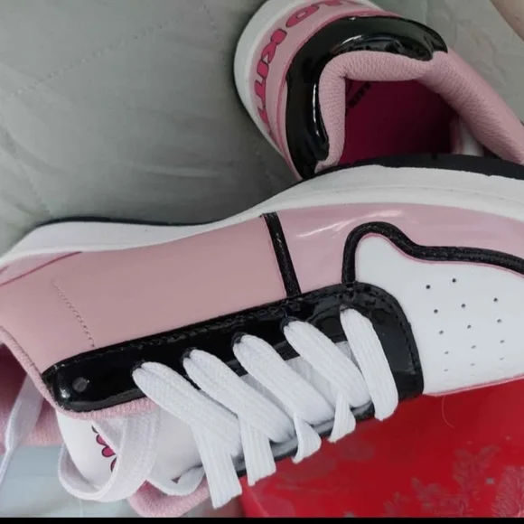Pink and Black Sneakers - Picture 1 of 3
